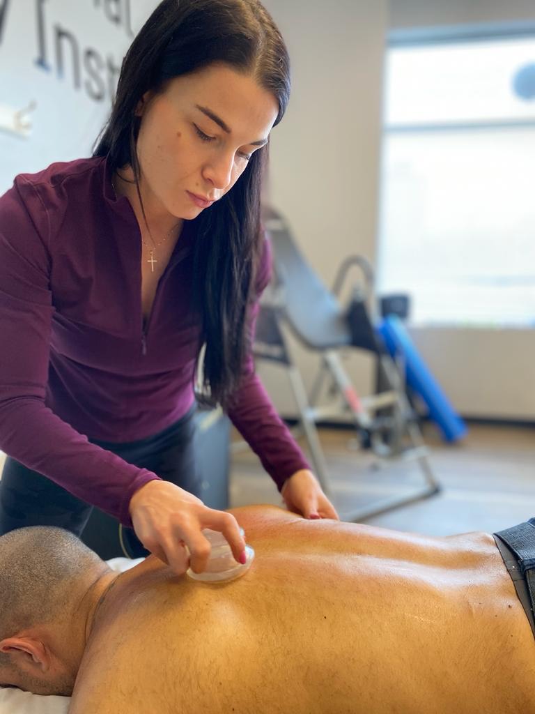 Fascial Stretch Therapy session with Melissa Karagianis Stoney Creek and Mississauga